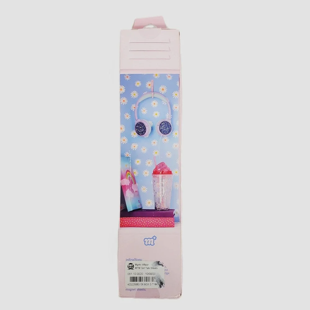 More Than Magic Blue Daisy Magnetic Locker Wallpaper 4 Sheets 8.5x11 New‎
